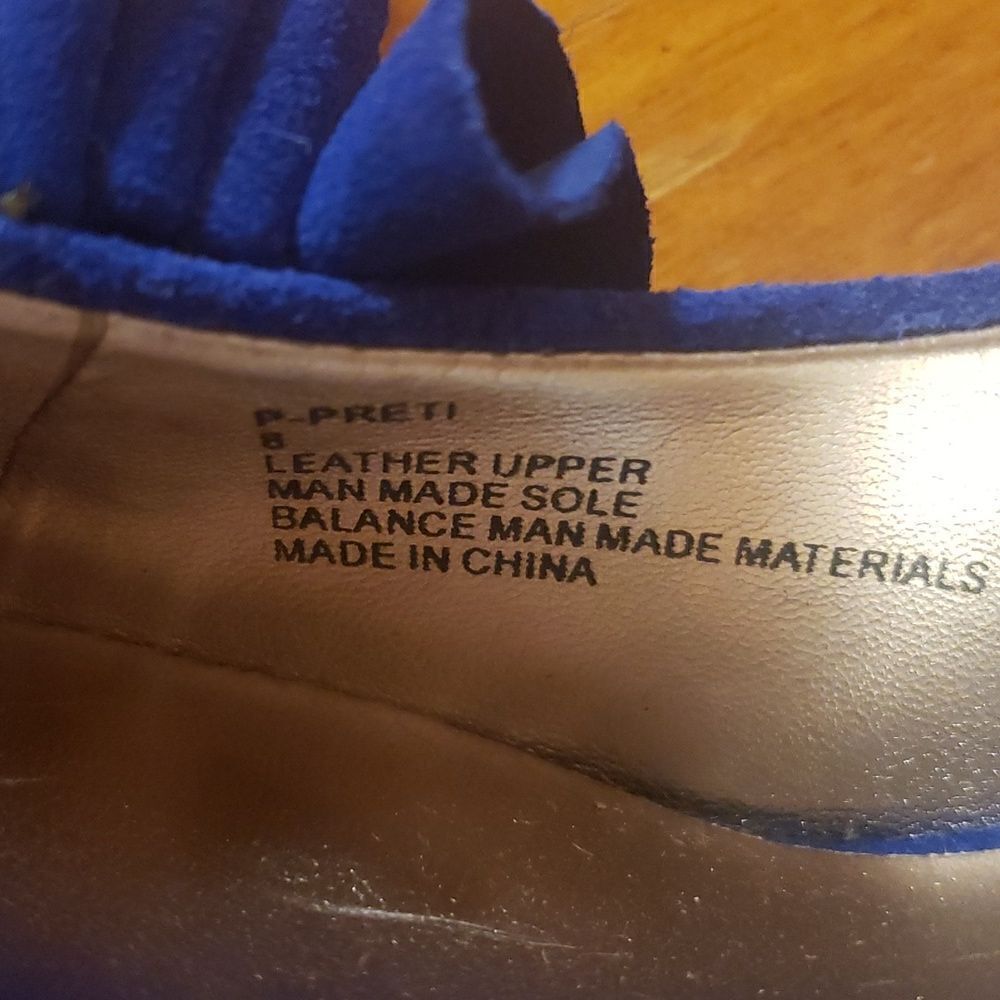 ‎Steve Madden Blue Heels - Picture 9 of 12